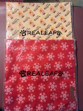 🐕Realeaf- Holiday Pet Accessory set of 2 with 2 in each Christmas Thanksgiving